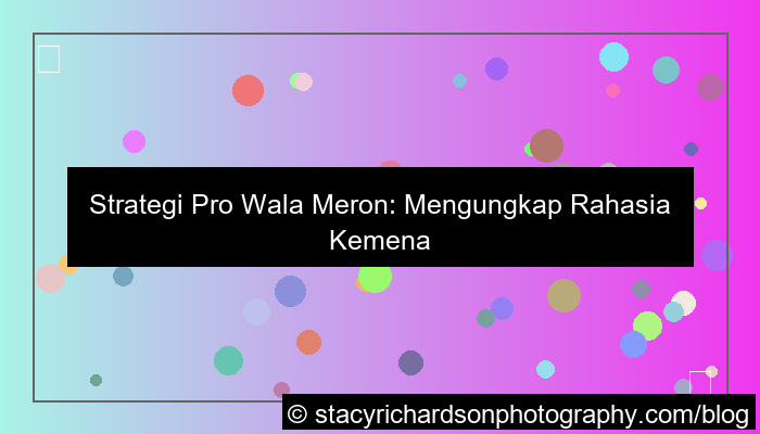 strategi pro wala meron