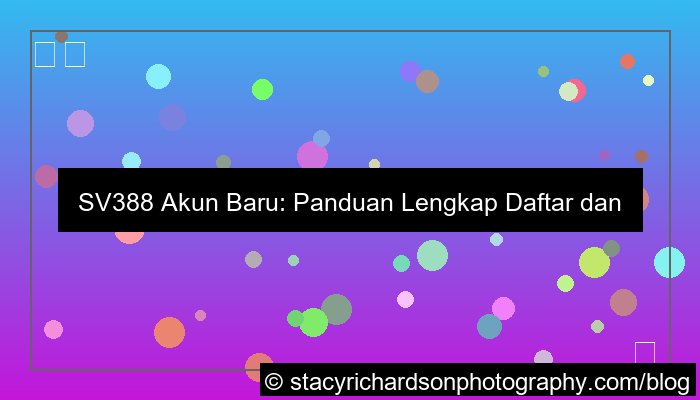 gambar sv388 akun baru