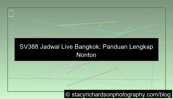 desain sv388 jadwal live bangkok