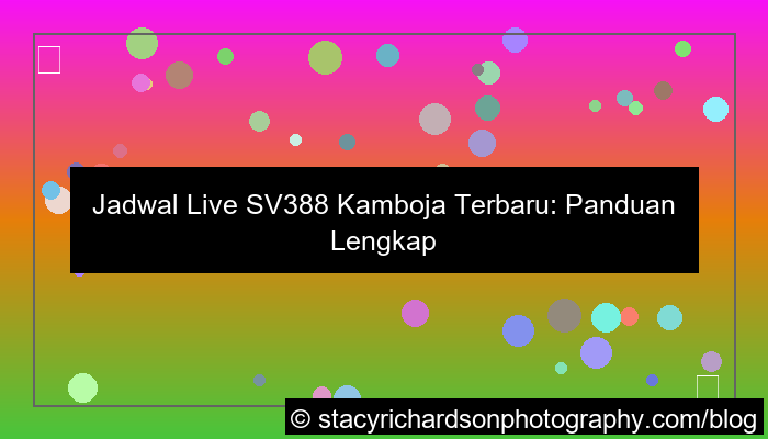 sv388 jadwal live cambodia