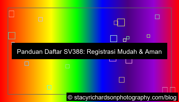ilustrasi sv388 panduan daftar