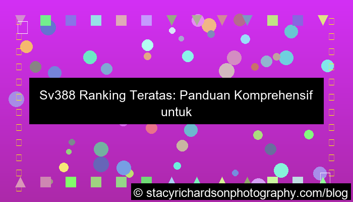 visual sv388 ranking teratas