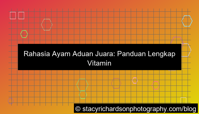 grafik vitamin ayam aduan