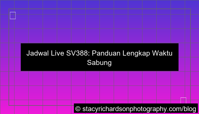 waktu live sv388