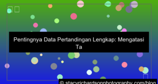 wala meron data pertandingan lengkap