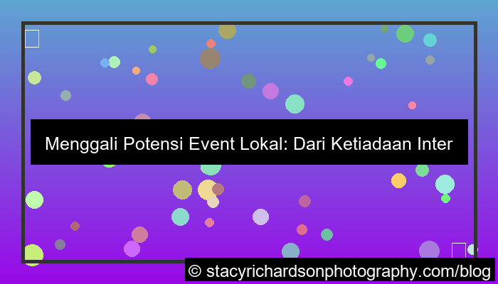 desain wala meron event internasional