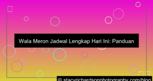 wala meron jadwal lengkap hari ini