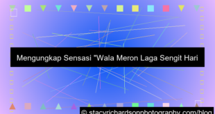 ilustrasi wala meron laga sengit hari ini