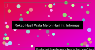 wala meron rekap hasil hari ini