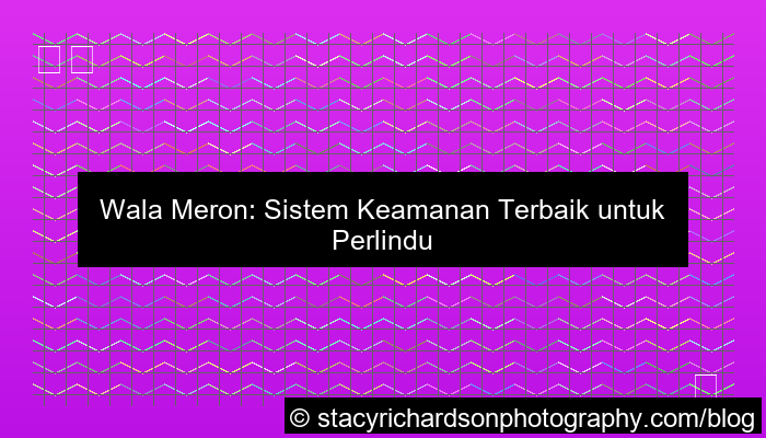 wala meron sistem keamanan terbaik