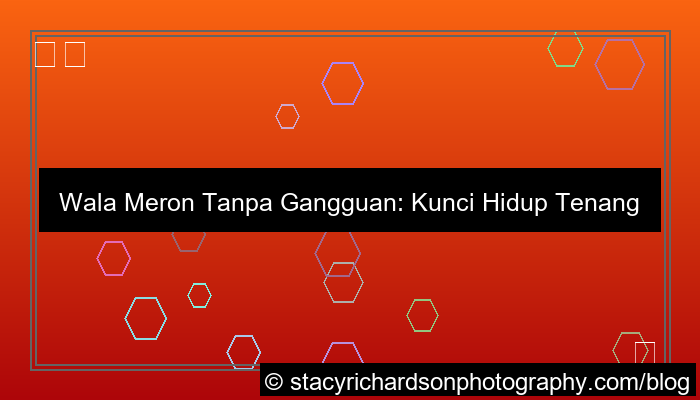 desain wala meron tanpa gangguan