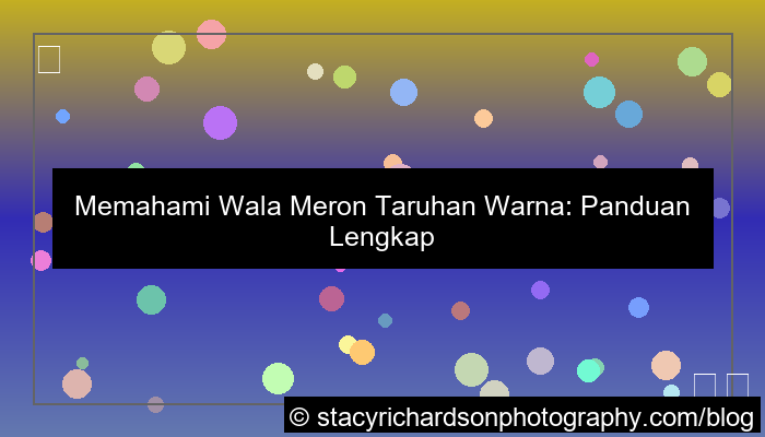 ilustrasi wala meron taruhan warna