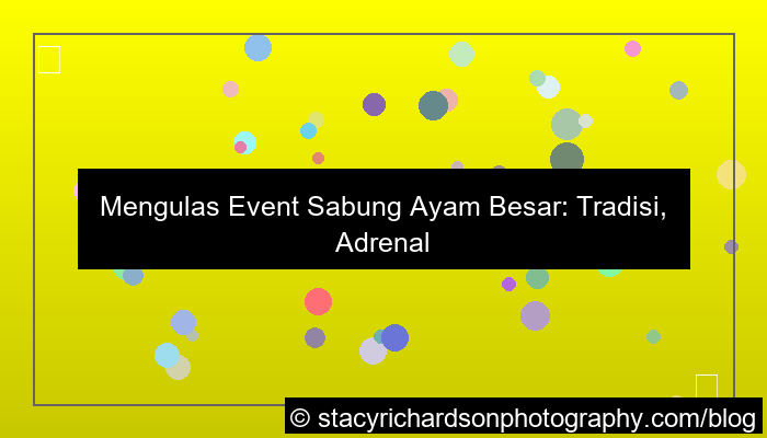 ilustrasi sabung ayam event besar