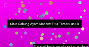 desain situs sabung ayam fitur modern terbaru