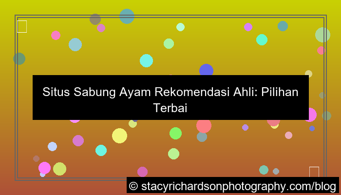 desain situs sabung ayam rekomendasi ahli