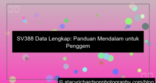 sv388 data lengkap
