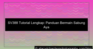 sv388 tutorial lengkap