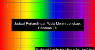 wala meron jadwal pertandingan lengkap