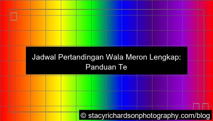 wala meron jadwal pertandingan lengkap