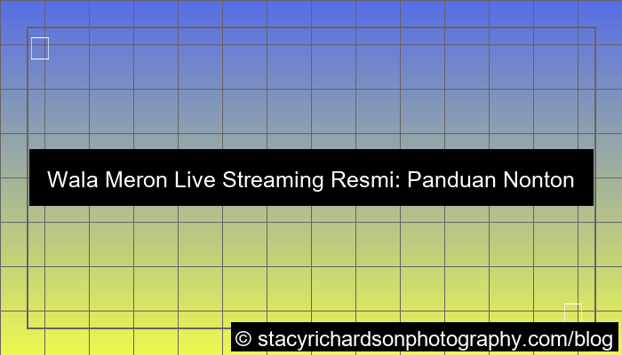 wala meron live streaming resmi