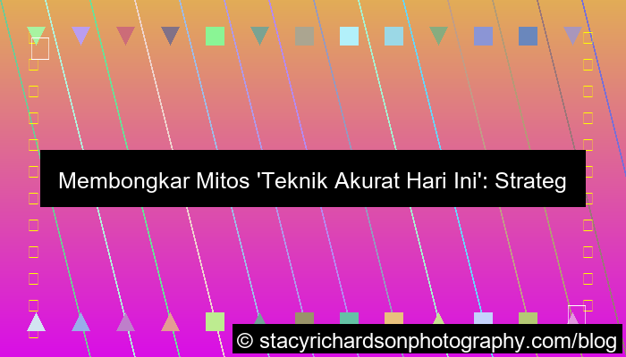 wala meron teknik akurat hari ini