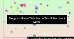 wala meron teknik membaca warna