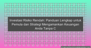 Investasi Risiko Rendah