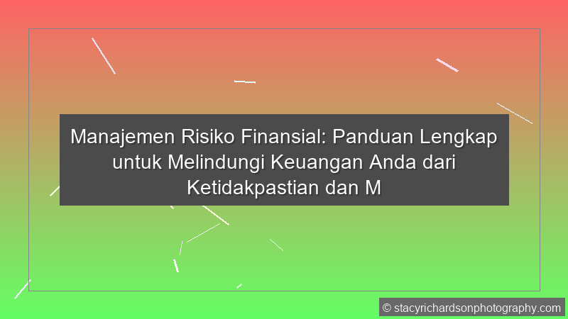 Manajemen Risiko Finansial