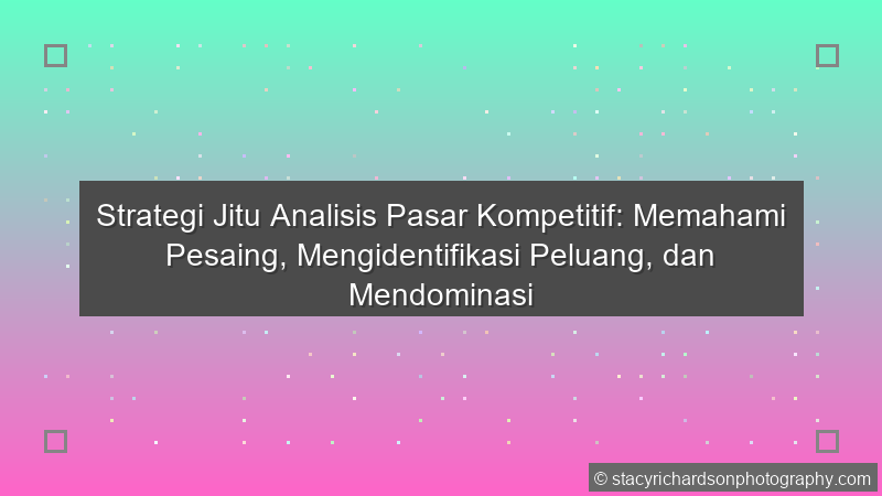 Analisis Pasar Kompetitif
