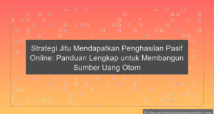 Penghasilan Pasif Online