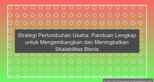 Strategi Pertumbuhan Usaha