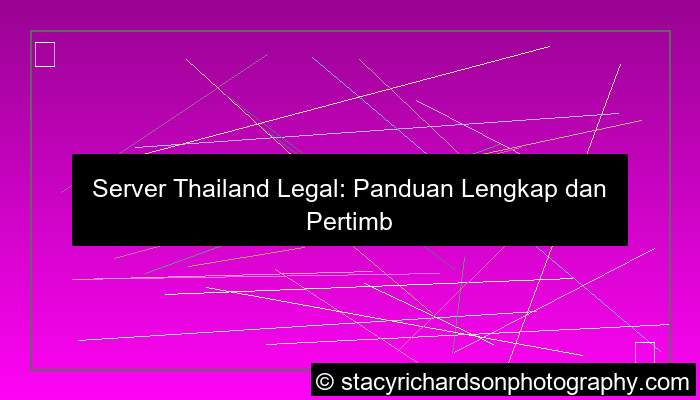 visual server thailand legal