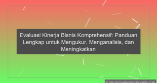Evaluasi Kinerja Bisnis