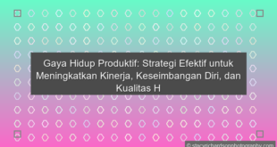 Gaya Hidup Produktif