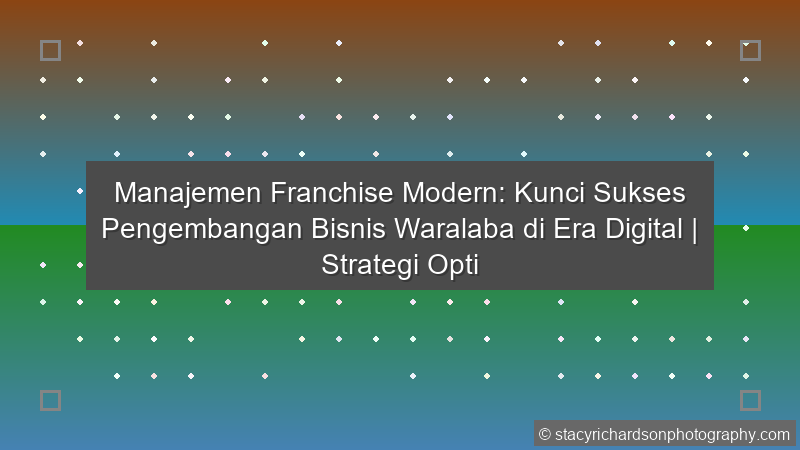 Manajemen Franchise Modern