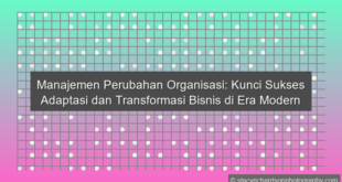 Manajemen Perubahan Organisasi