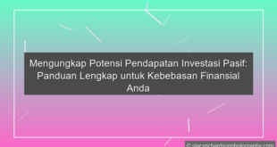 Pendapatan Investasi Pasif