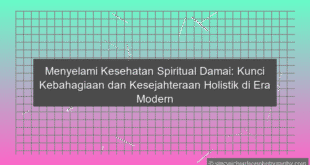 Kesehatan Spiritual Damai