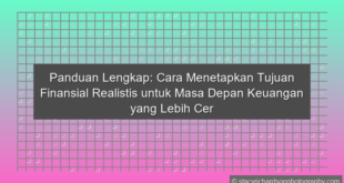 Tujuan Finansial Realistis