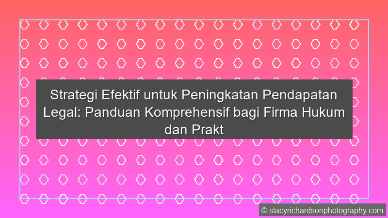 Peningkatan Pendapatan Legal
