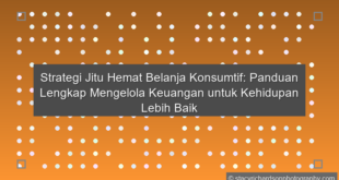 Hemat Belanja Konsumtif