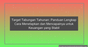 Target Tabungan Tahunan