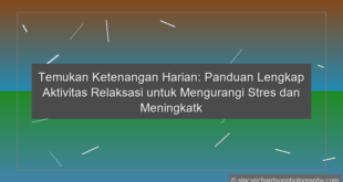 Aktivitas Relaksasi Harian